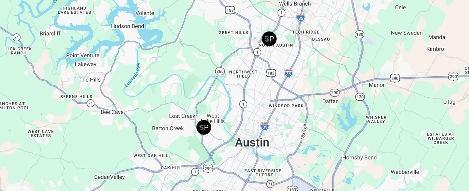 Austin LP Map
