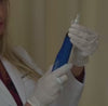 Provider performing microneedling on a patient